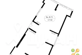 3-комн. квартира, 117,02 м²
