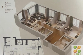 3-к квартира, 89 м², 7/24 эт.