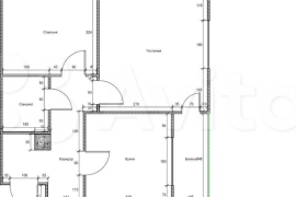 2-к квартира, 57 м², 5/14 эт.