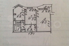 2-к квартира, 53 м², 10/17 эт.