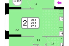 2-х комн. квартира ЖК Хорошевский