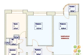 Недвижимость Квартиры / 1-к квартира, 36.5 м², 9/17 эт.