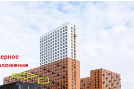 Недвижимость Квартиры / 2-к квартира, 55.3 м², 8/25 эт.